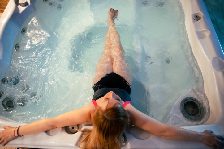 healing in hot tub