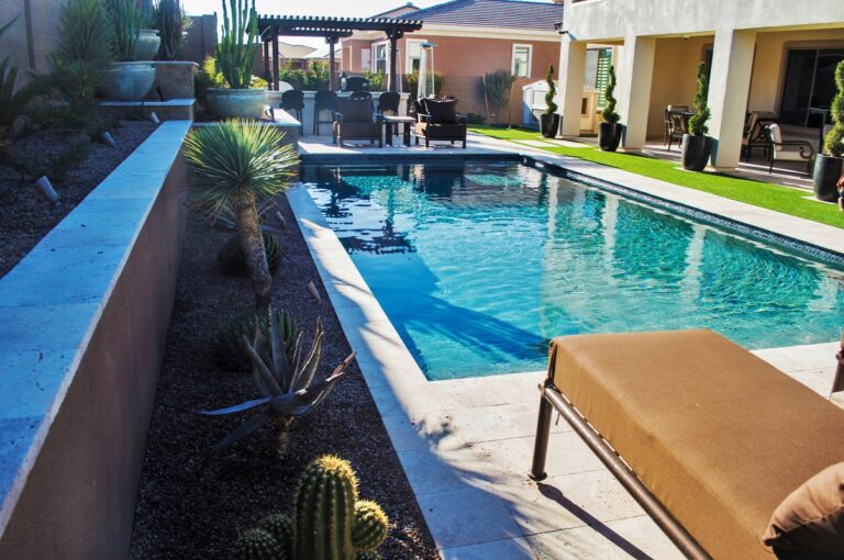 pool backyard