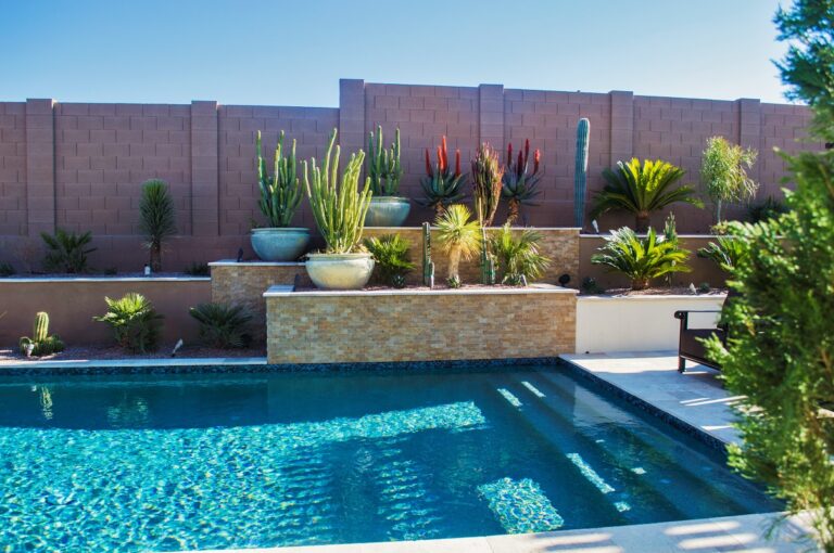 pool backyard