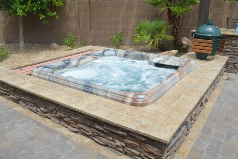 Hot tub installation in Arizona