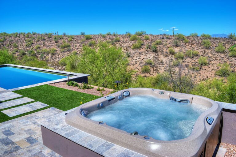 Hot tub installation in Arizona