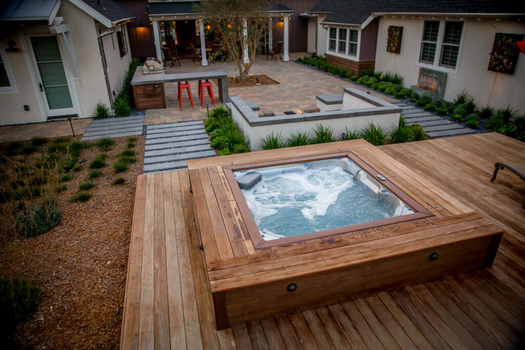 Why Install a Hot Tub Into Your Deck? 4 Top Reasons – Imagine Backyard ...