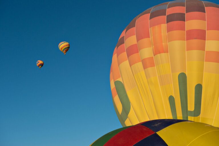 Hot air balloons