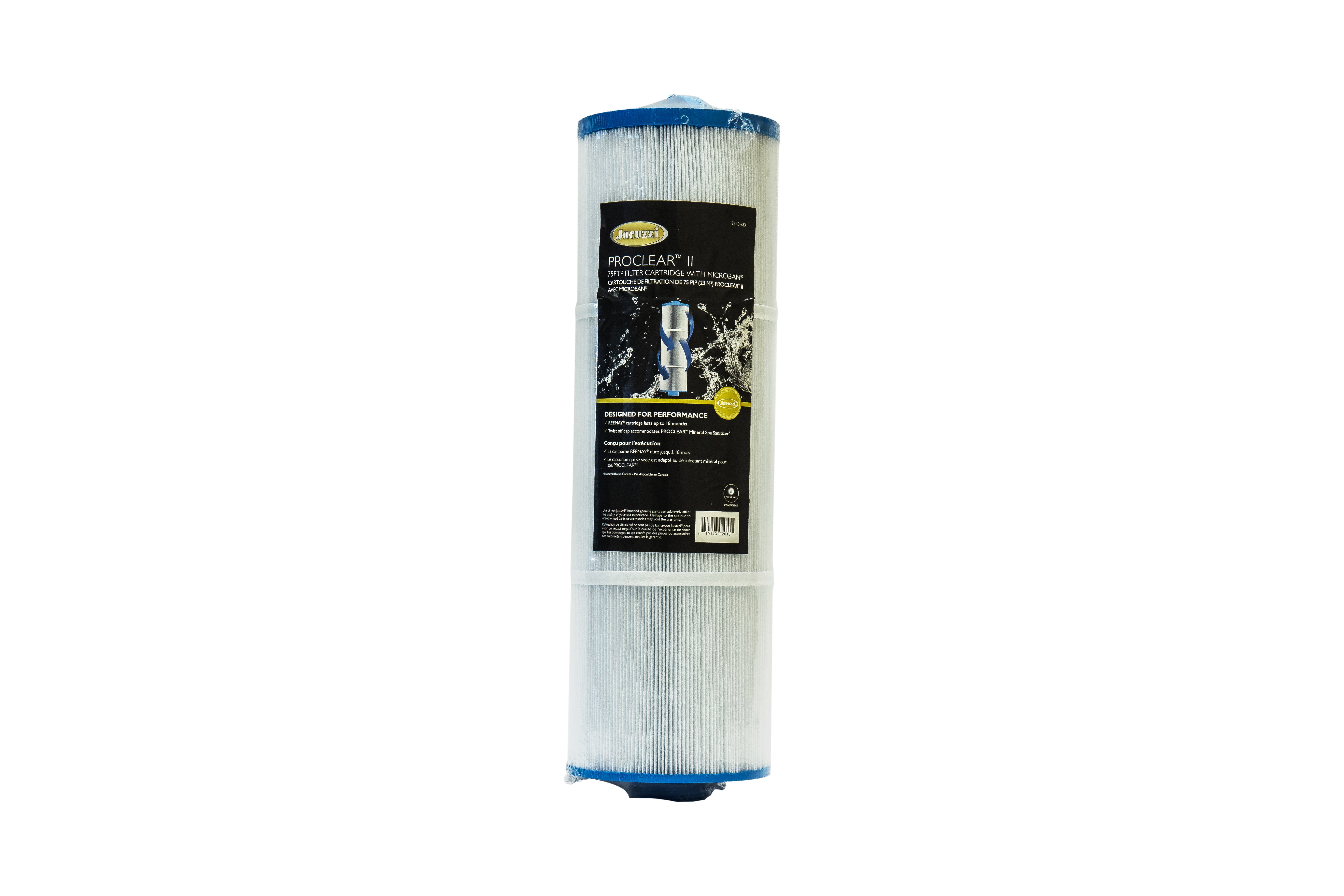 niezen Viva Aan boord Jacuzzi® Proclear II 75 sq ft Filter Cartridge with Microban - Imagine  Backyard Living