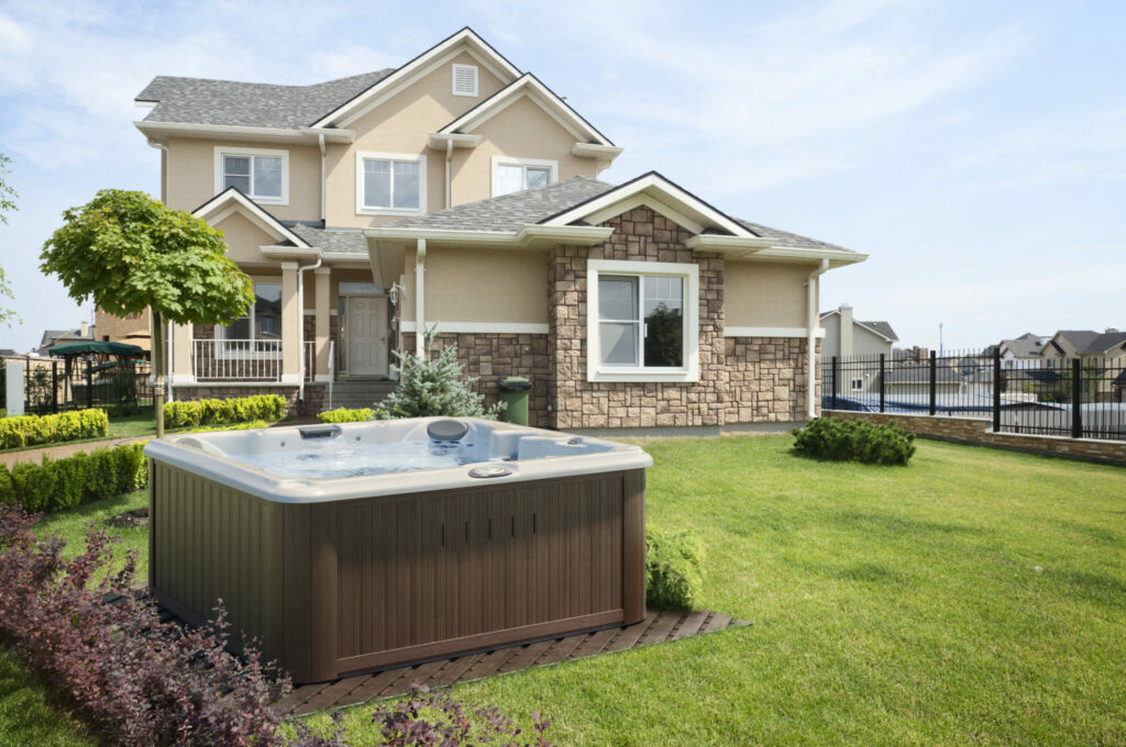 natural healing of a hot tub