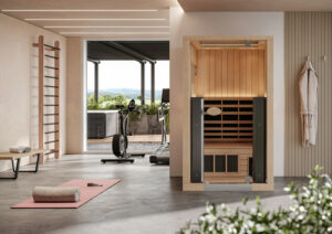 jacuzzi infrared sauna in home gym - reasons to buy a sauna