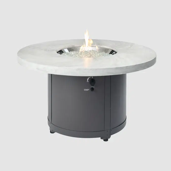Beacon Round Gas Fire Pit Table